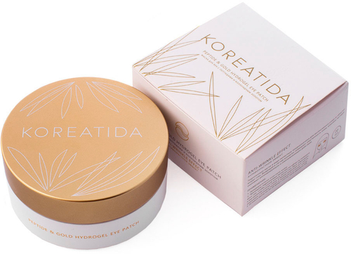 Koreatida Гидрогелевые патчи для глаз с пептидами, коллагеном и коллоидным золотом Peptide & Gold Hydrogel Eye Patch, 60 шт