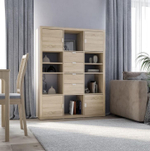 Фора модуль с дверцей, ручка металл, 33*33*37 см, дуб беленый