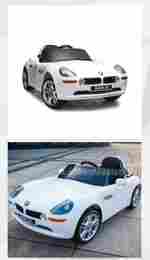 Детский электромобиль "BMW Z8" 12V, белый