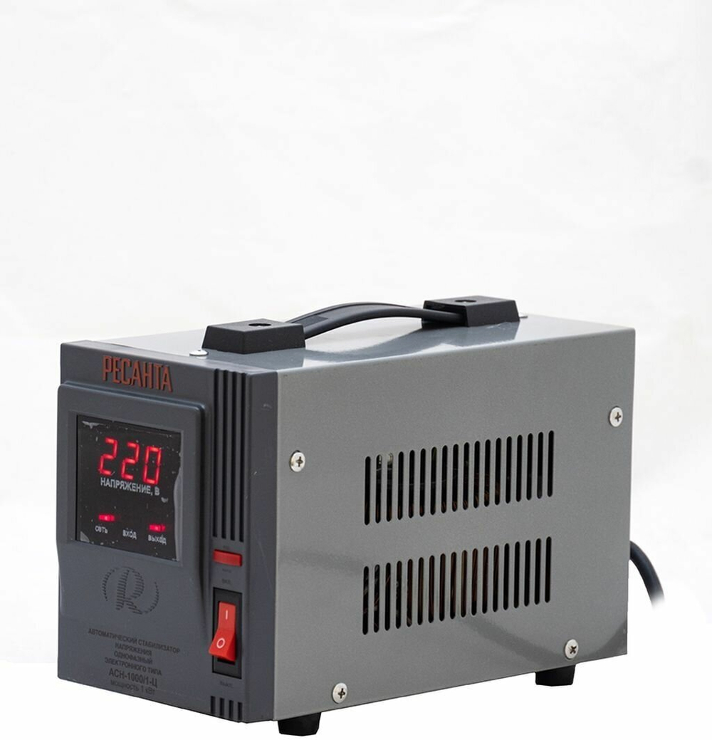 Стабилизатор РЕСАНТА АСН-1000/1-Ц, 1000Вт, 140-260В, напольный, 63/6/2