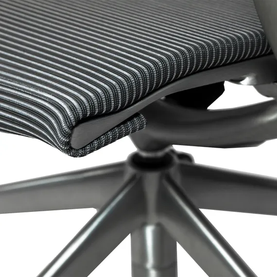 Офисное кресло Mercury LB, серая сетка, матовый алюминий