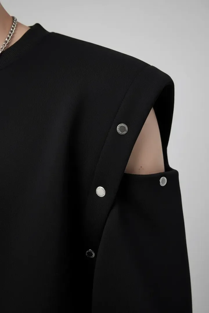 Лонгслив со съемными рукавами «YESLETO»