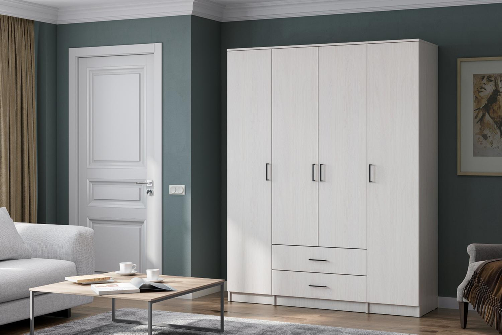 Шкаф для одежды ШК 1, ясень анкор светлый