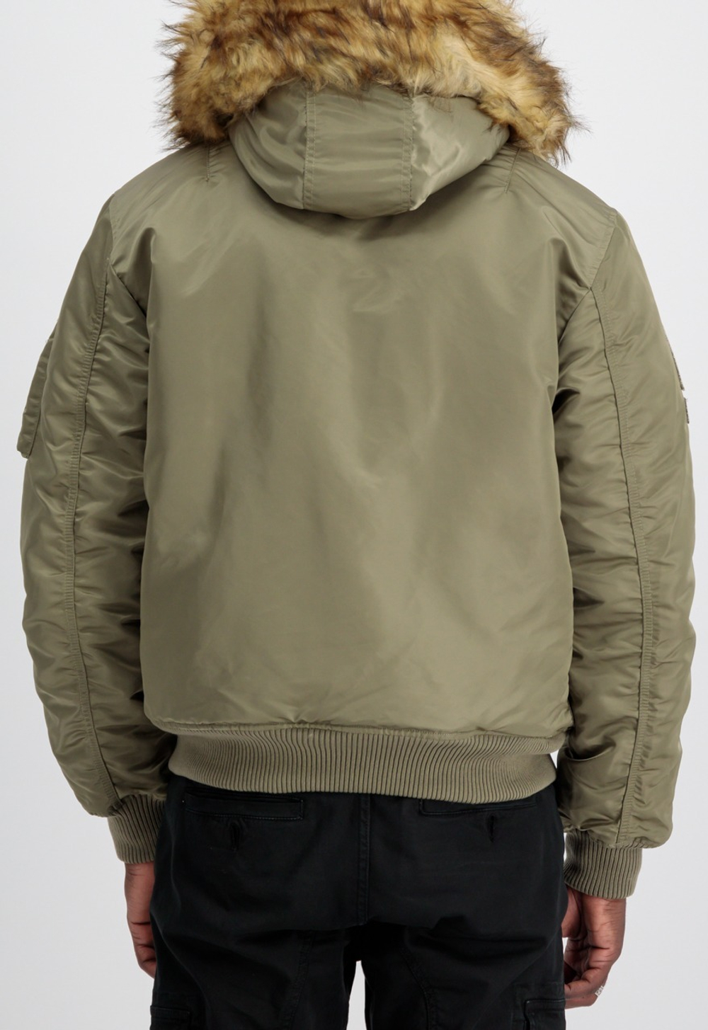 Куртка утепленная мужская ALPHA INDUSTRIES MA-1 Hooded Arctic
