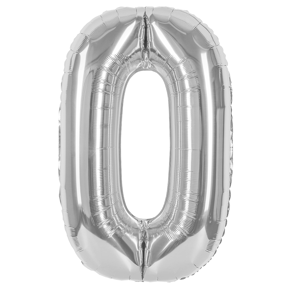 Цифра 0 серебро 40” е78
