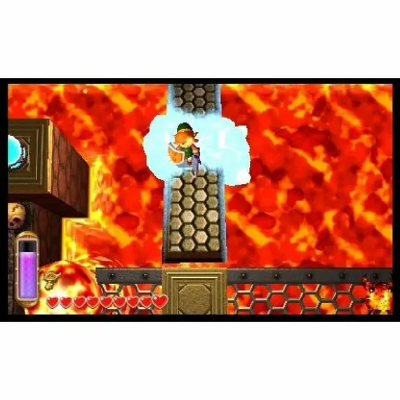 The Legend of Zelda A Link Between Worlds (3DS, Английская версия, Б/У)