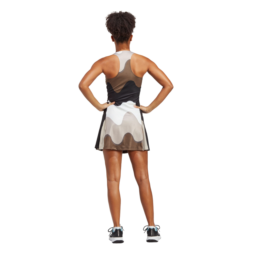 Женская теннисное платье adidas T Premium Dress Women - Black, Multicoloured