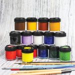 Гуашь художественная BRAUBERG ART CLASSIC, НАБОР 16 цветов в баночках по 22 мл, 191584