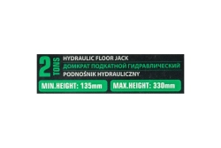 Домкрат гидравлический RF-TR15005 подкатной 2т (h min 135мм.h max 330мм) ROCKFORCE