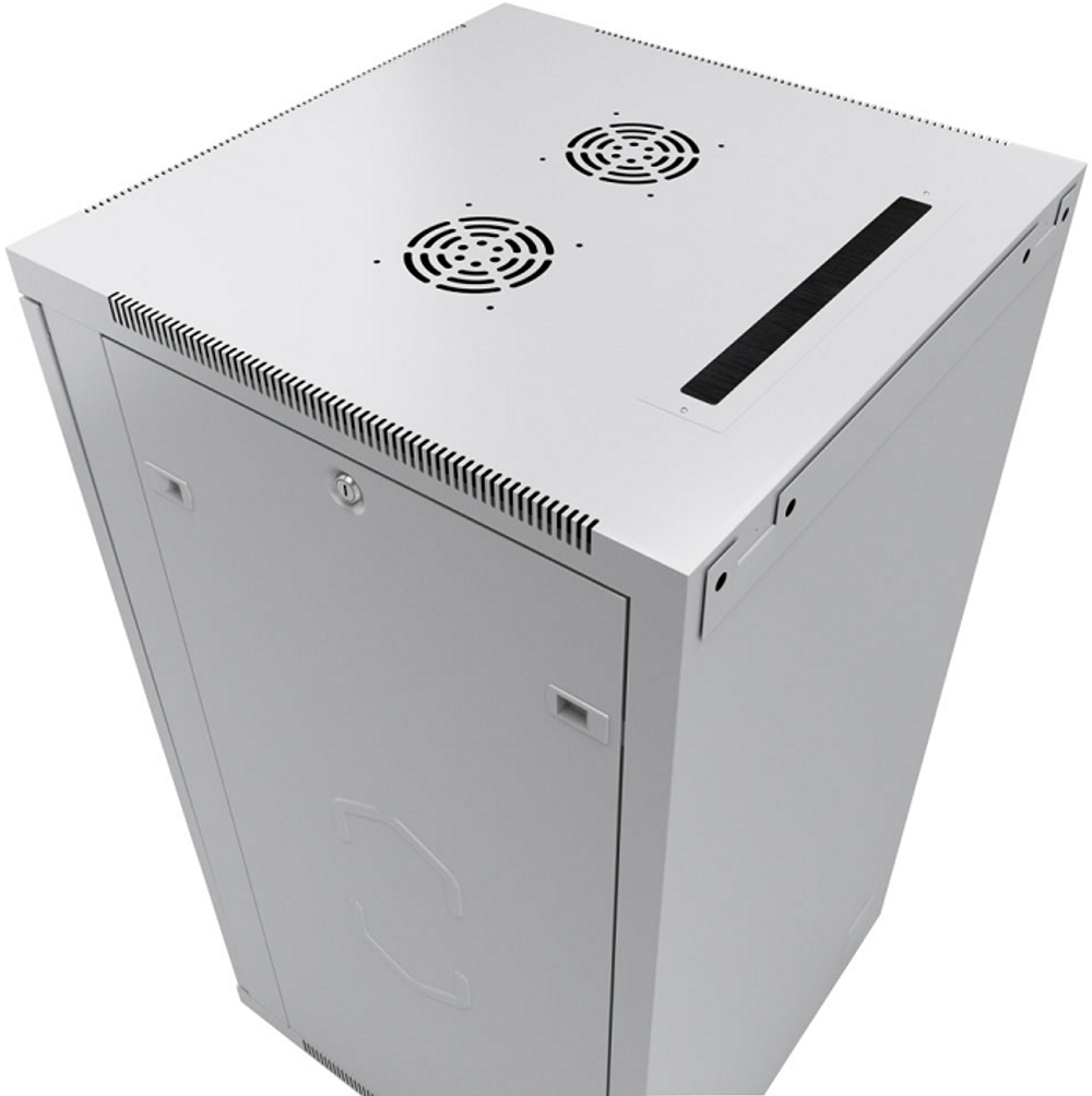 Шкаф настенный 19", 12U Cabeus SH-05F-12U60/60m-R