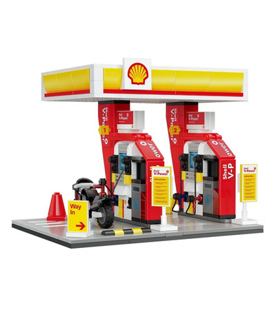 Конструктор CaDA автозаправочная станция Shell (305 деталей)