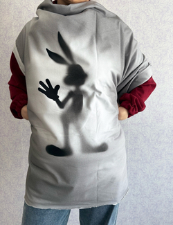 КРОЛИК - Кулирка с лайкрой, компакт пенье (ДЖ71 Евгения) (к1 обрыв нити, полочка задета)