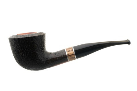 Трубка Barontini ASTI черный бласт, форма 3, Asti-03