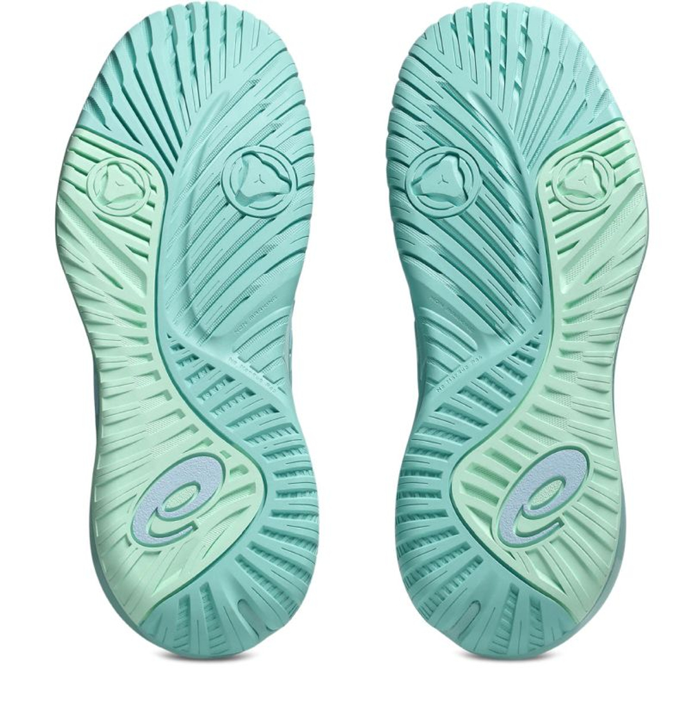 Женские теннисные кроссовки Asics Gel-Resolution X - light blue/oasis green