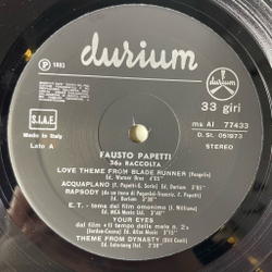 Винтажная виниловая пластинка LP Фаусто Папетти Fausto Papetti 36 Raccolta (Italy 1983)