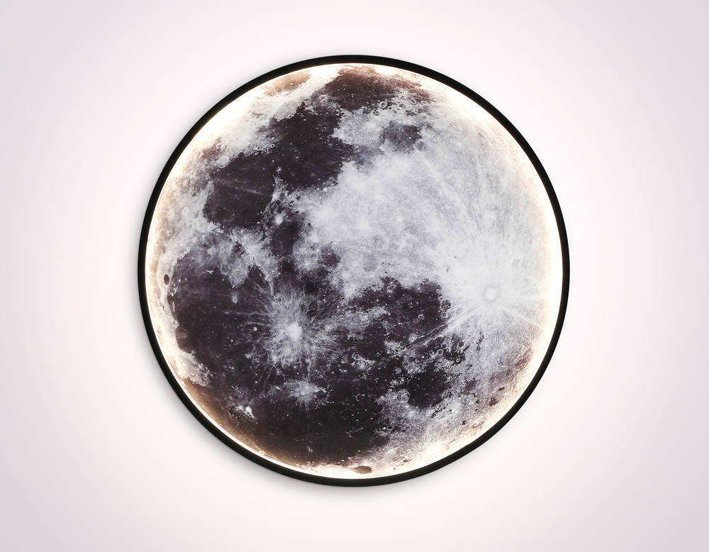 Светильник светодиодный настенно-потолочный FW11111 BK черный 18W LED 3000-6400K D300*38