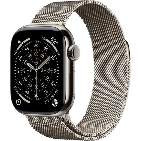 Умные часы Apple Watch Series 11 42 мм Titanium Milanese Loop Титановый