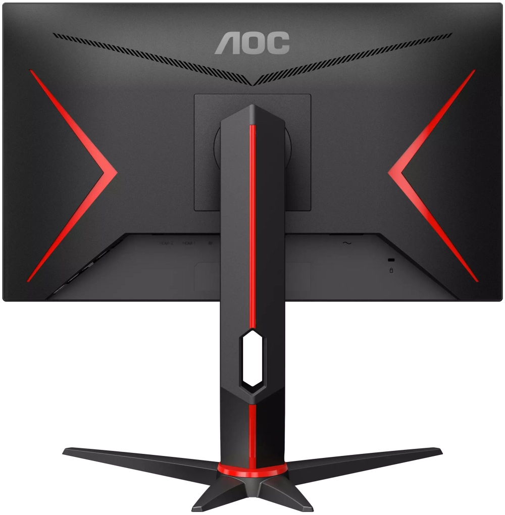 Монитор AOC 23.8" 24G2SU Black-Red с поворотом экрана