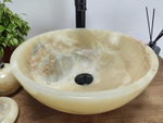 Раковина из оникса Bowl Yellow TinLip BO-60985 40*40*15