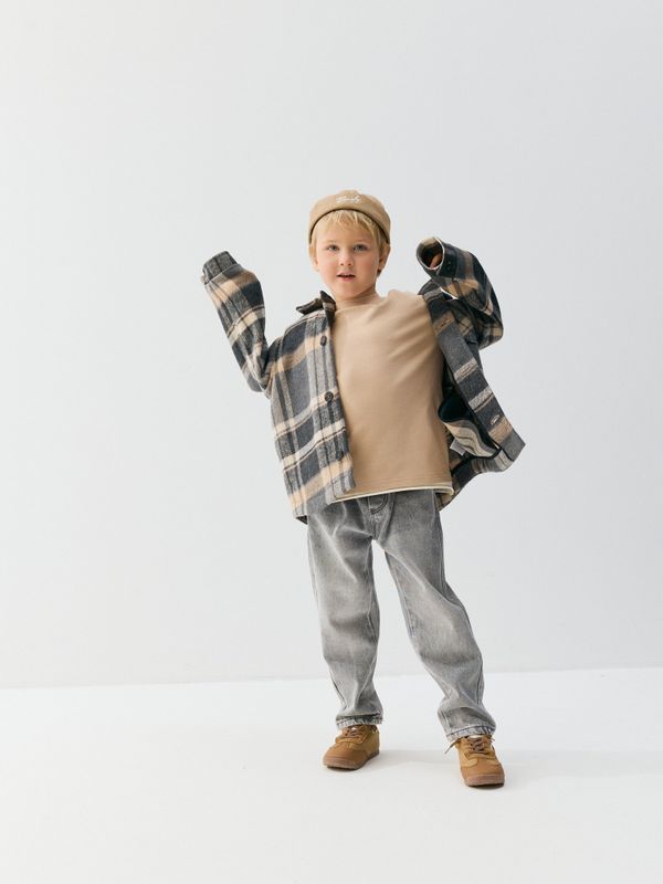 Пальто клетка 