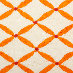 Коврик для ванной 70х140 Abyss & Habidecor Boudoir 635 оранжевый Португалия