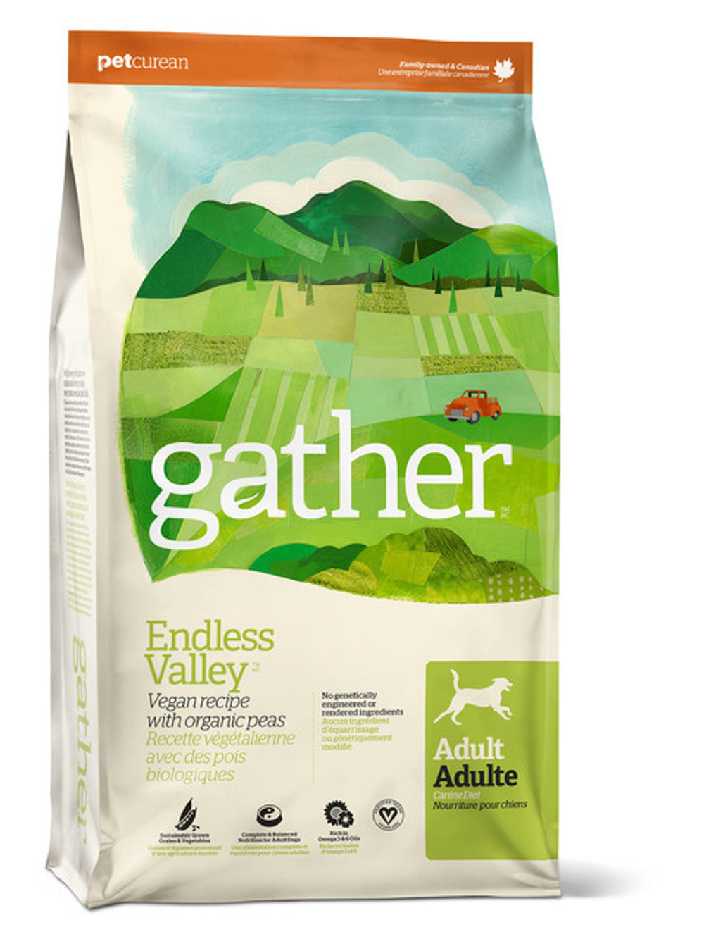 GATHER Органический веганкорм для собак (GATHER Endless Valley Vegan DF) 2,72 кг