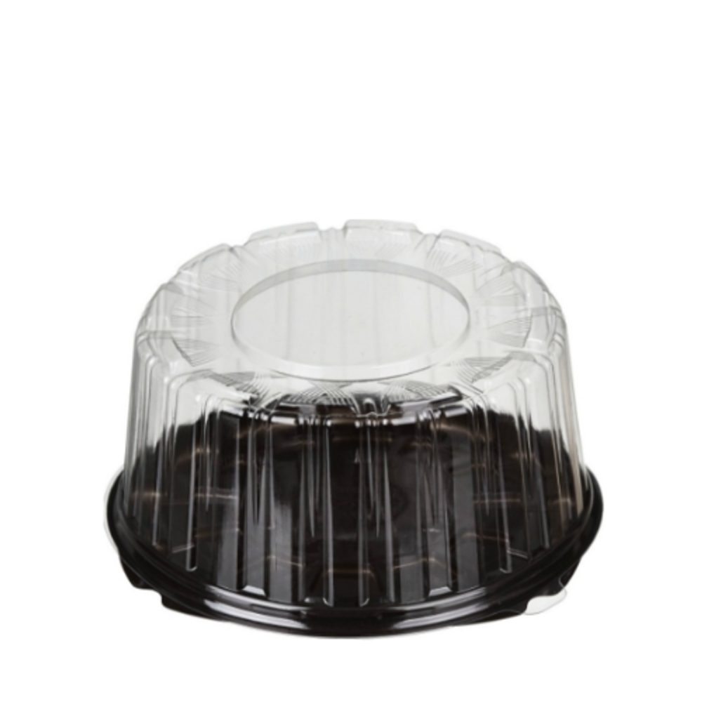 Комус ПР-Т-1410 (1уп.=420шт.) Дно+Крышка контейнер прозрачный пластиковый для торта ёмкость