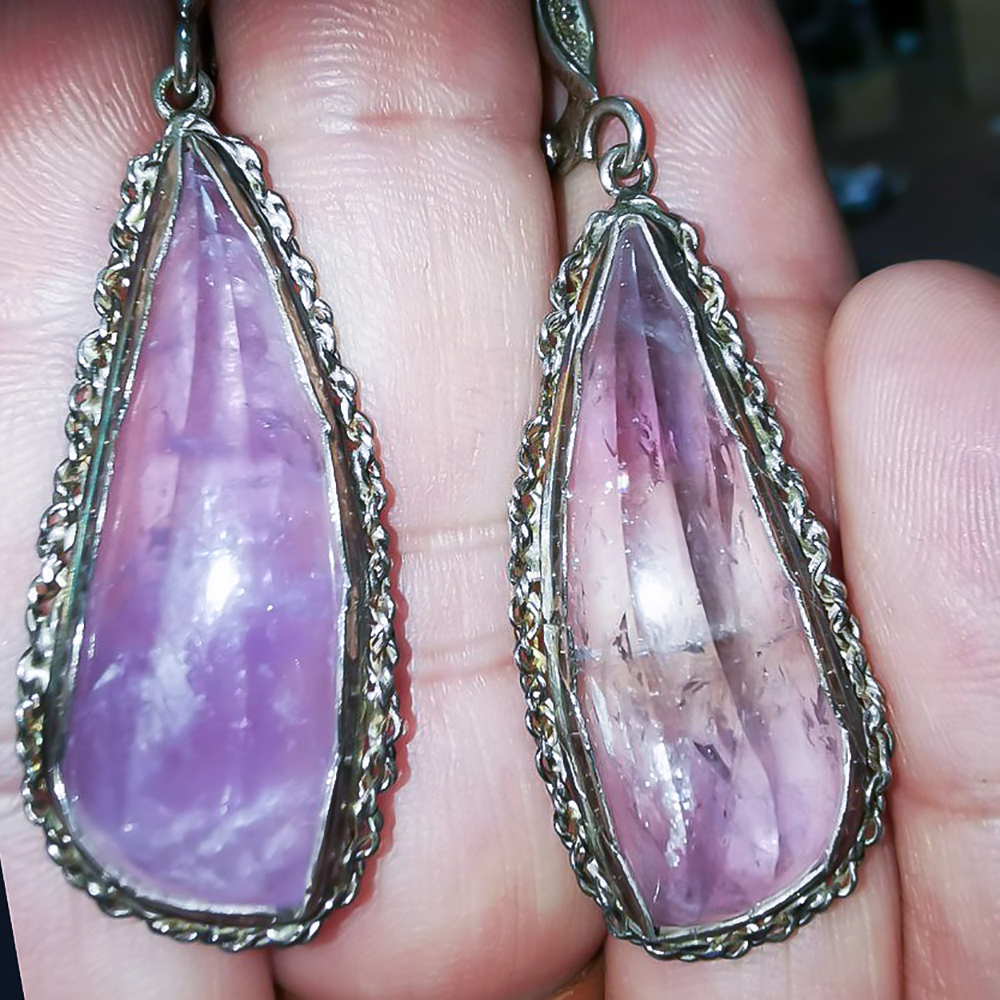 Серьги "Нанси" аметрин