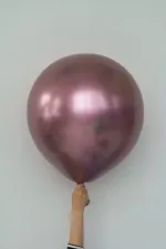 S шар гигант 24"/60 см reflex хром розовый (909) (БГ-90)