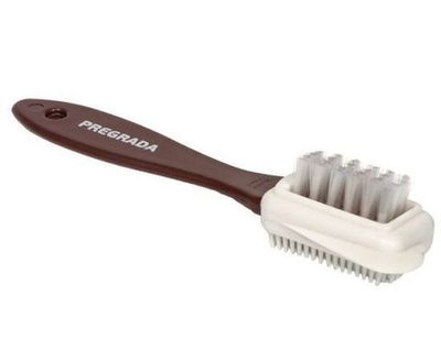 Щетка тройная для обуви (замша, нубук, велюр) PREGRADA