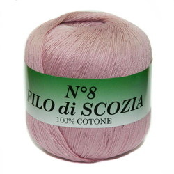 Пряжа Filo Di Scozia №8 50г, 340м, 100%мерсеризованный хлопок (цена за 1 шт)