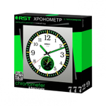 Светящиеся настенные метеочасы,  RST77729, плавный ход, 25x25см