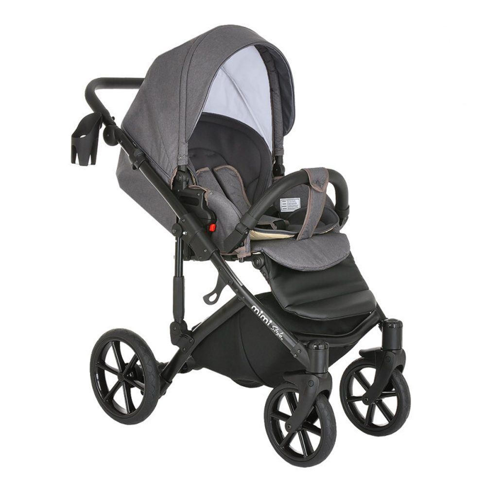Коляска Tutis Mimi Style 2 в 1 New 2024 №059 Moonstone (Серый)