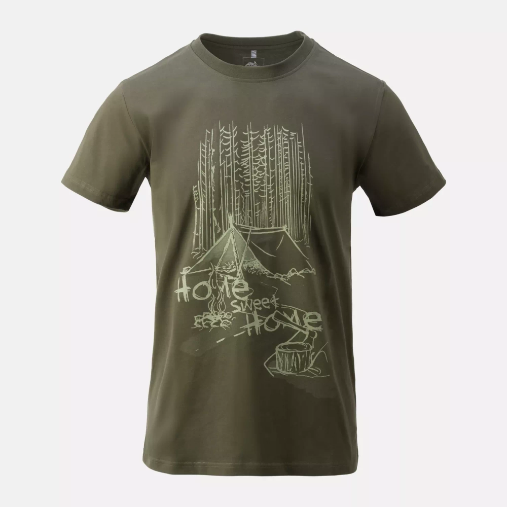 Helikon-Tex Футболка T-shirt Home Sweet Home (Cotton) (Taiga Green)