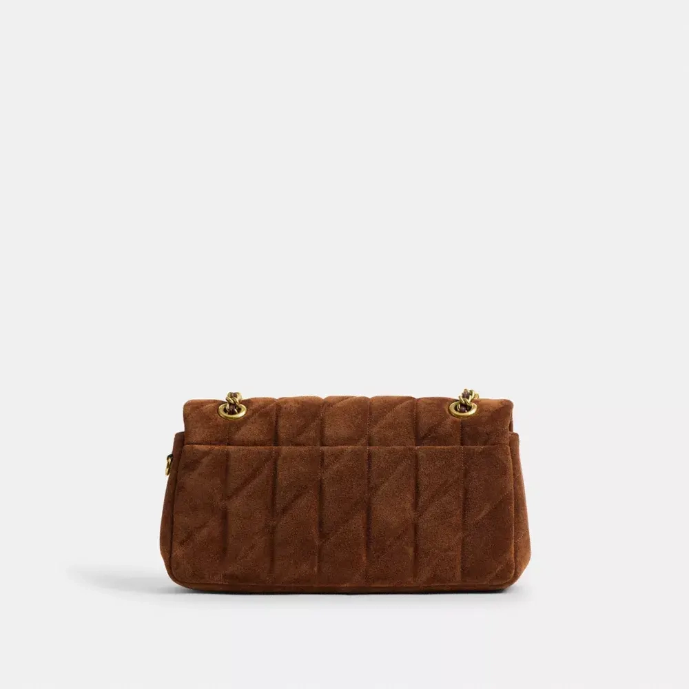 COACH СУМКА ЧЕРЕЗ ПЛЕЧО TABBY 26 С МЯГКОЙ ПОДКЛАДКОЙ, КОРИЧНЕВЫЙ