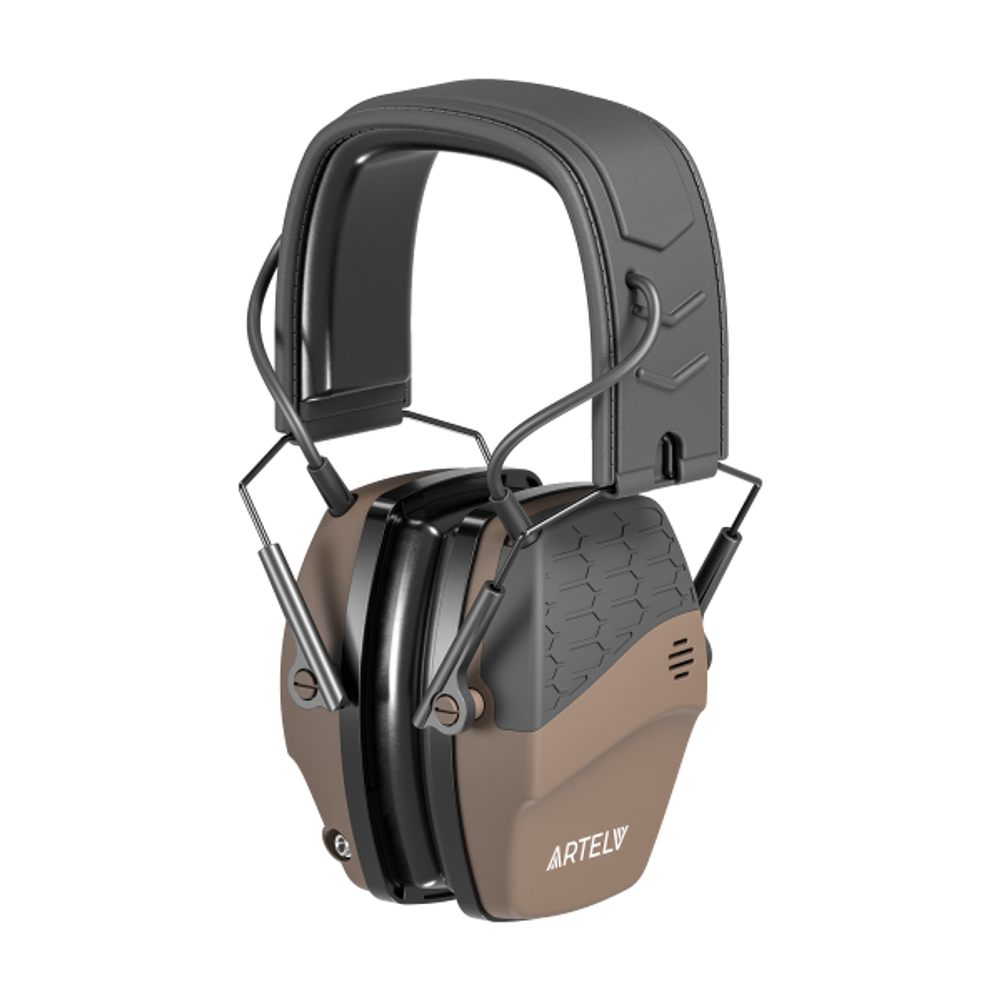 Активные наушники ARTELV КРЕЧЕТ КОРИЧНЕВЫЕ