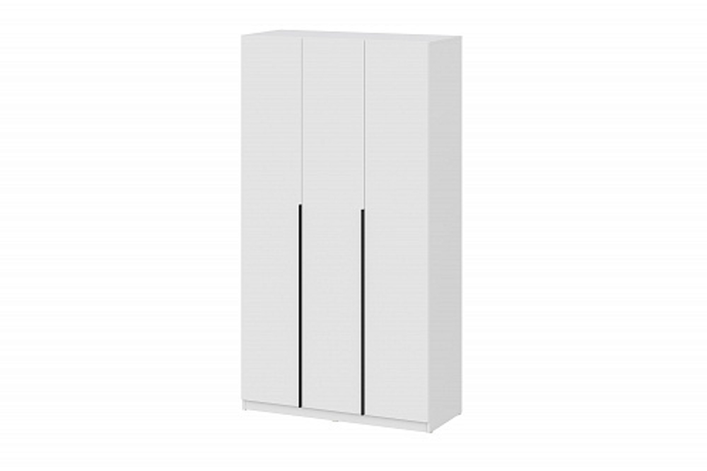 Шкаф распашной (5 полок + штанга) ШК 5 (1200), Белый