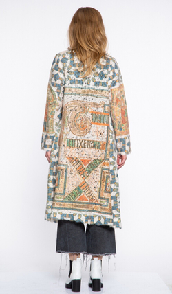 Кардиган "Экслибрис", по мотивам средневековых фронтисписов из Келлской книги