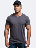 5003 Футболка мужская супрем темно-серый (56-3XL)