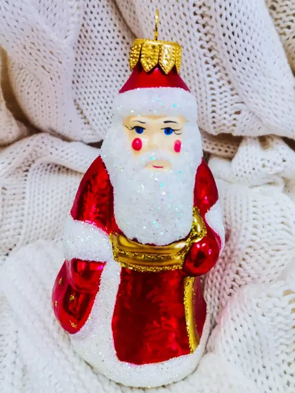 ФУ-17 Ёлочное украшение Дед Мороз 13 см., Коломеев