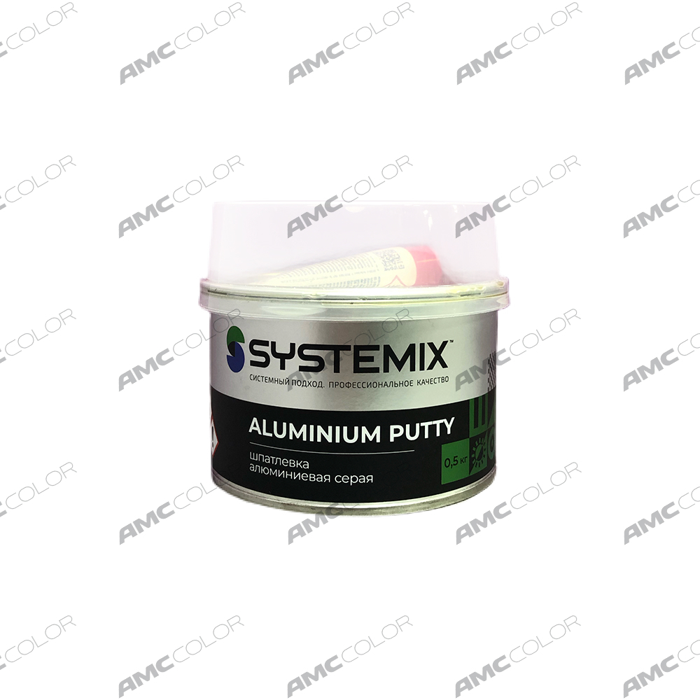 SYSTEMIX Шпатлевка Aluminium putty алюминивая 0,5кг