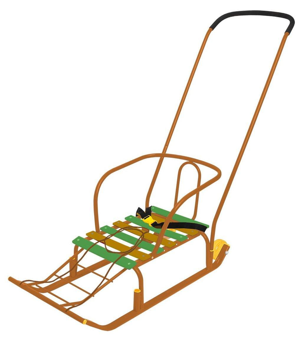 Санки "Тимка №5 Комфорт", цвет оранжевый