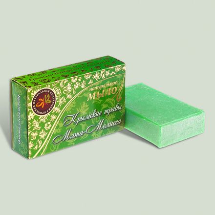 Натуральное мыло "Крымские травы. Мята-Мелисса"
