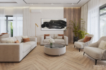 Виниловый ламинат VINILAM PARQUET Herringbone GD11355 Паркет Монпелье Glue