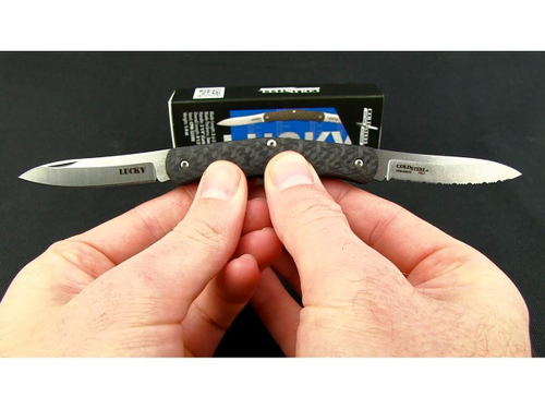 Нож складной Cold Steel Lucky 2 клинка S35VN Carbon Fiber (CS-54VPN)