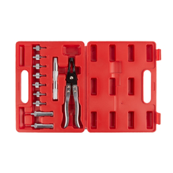 WDK-214560 Съемник (щипцы) для маслосъемных колпачков набор 11 предметов