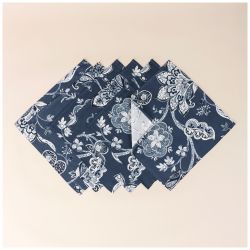 НАБОР СКАТЕРТЬ ПРЯМОУГОЛЬНАЯ С САЛФЕТКАМИ"САПФИР",160Х220СМ-1ШТ, 40Х40СМ-6ШТ,100% Х\Б