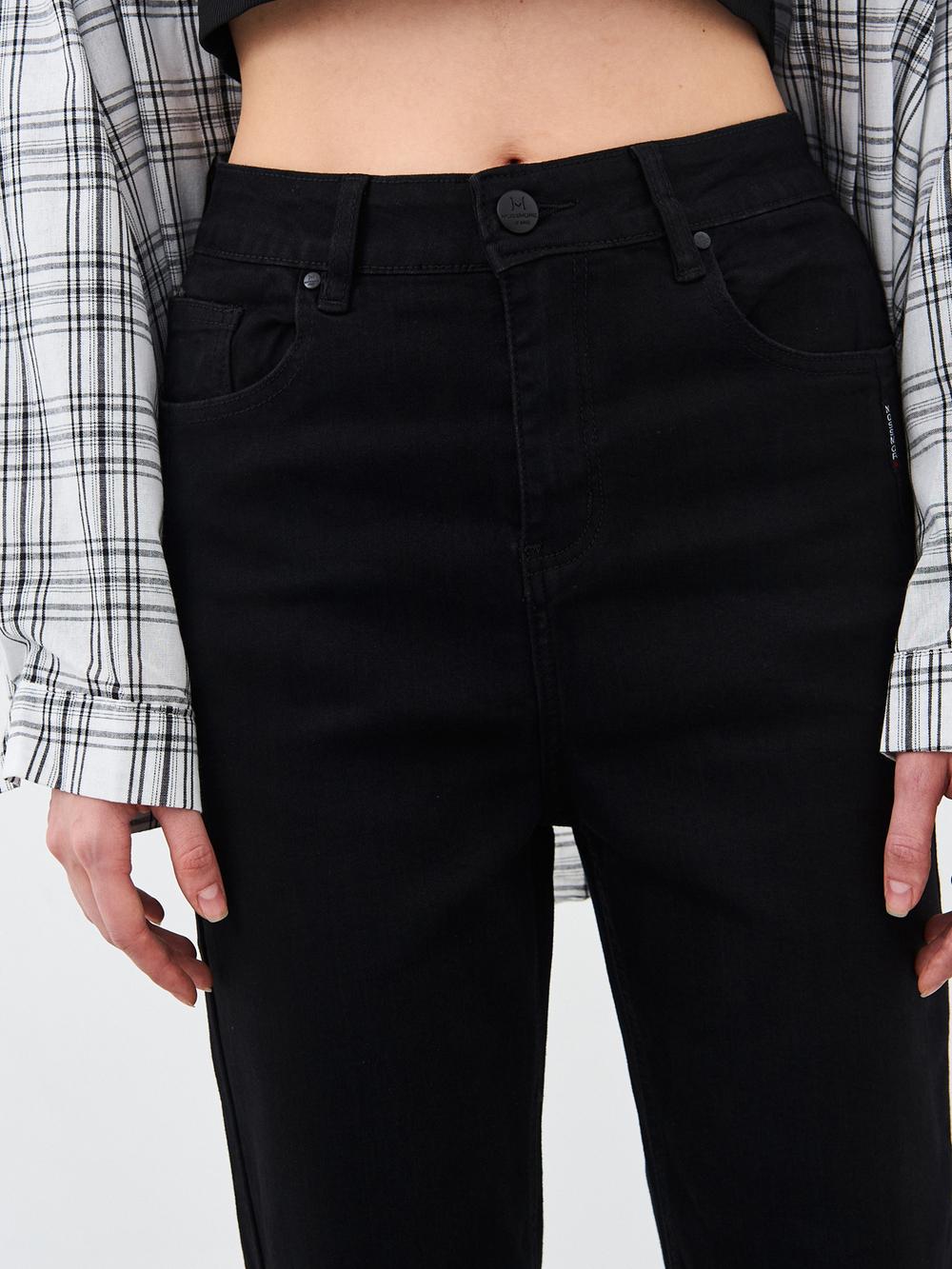 Женские джинсы mom fit-MP102M-1