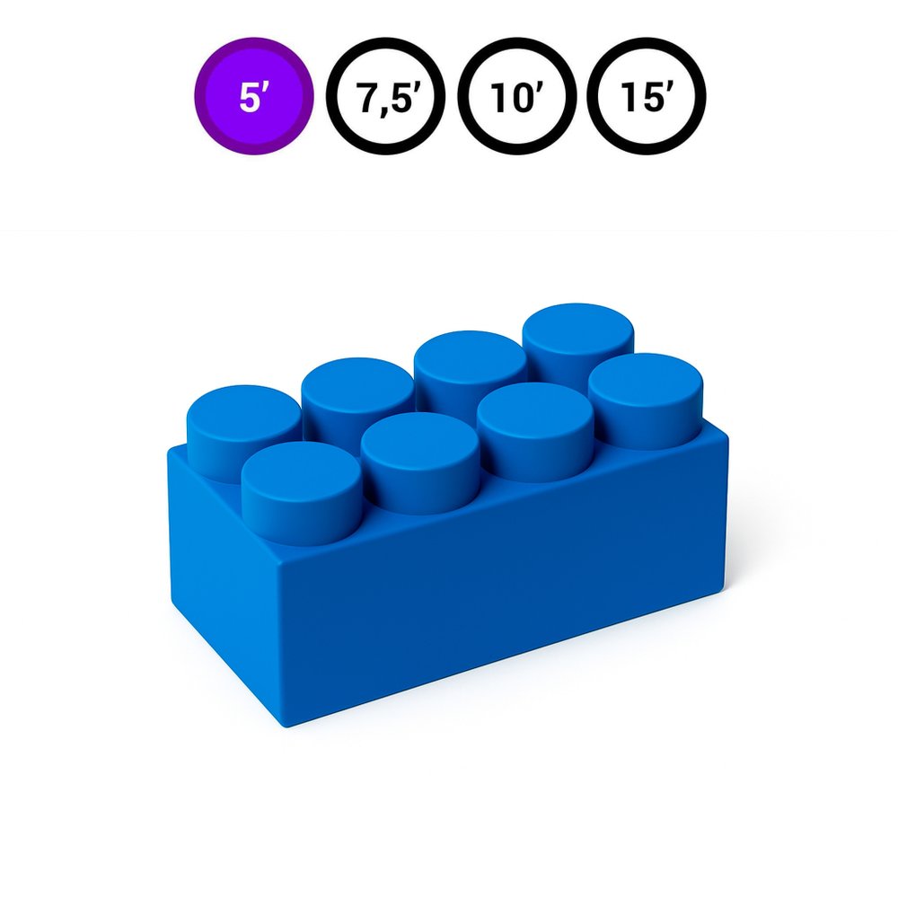 Элемент фиолетовый для конструктора Outdoor