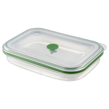 Контейнер для хранения складной 1.2л Smart Solutions Silikobox зеленый